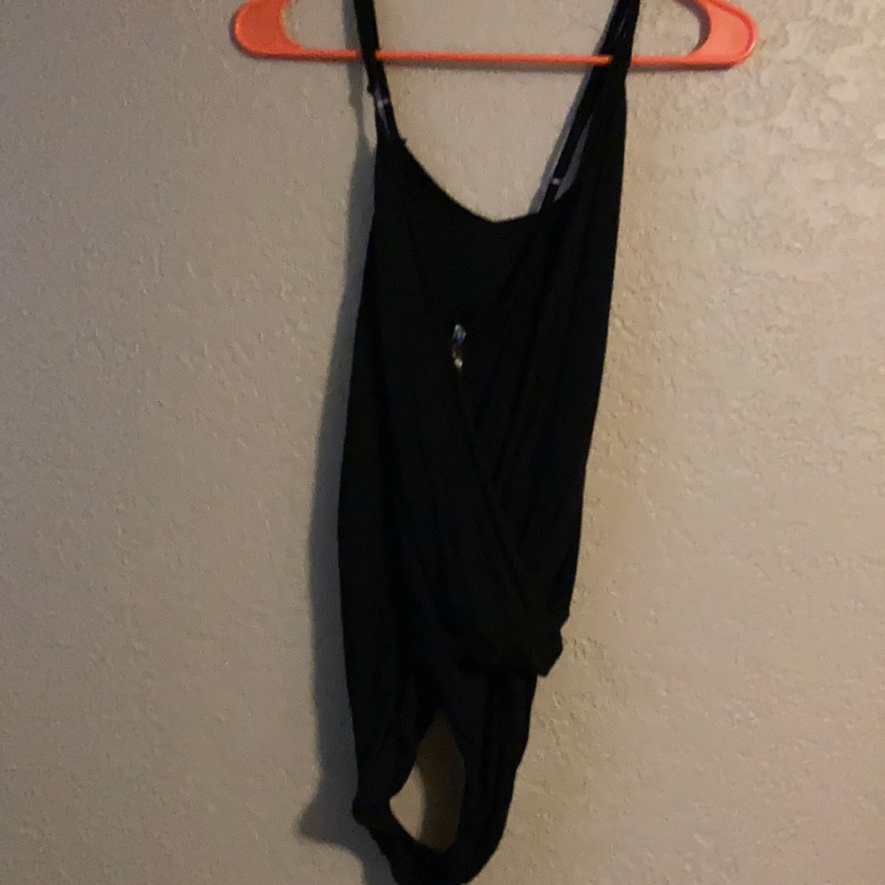 Wrap black bodysuit size large